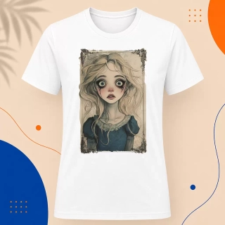 Pánské tričko - Zvědavá Alenka – Curious Alice
